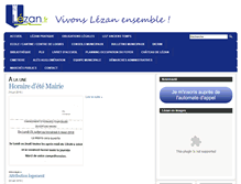 Tablet Screenshot of lezan.fr